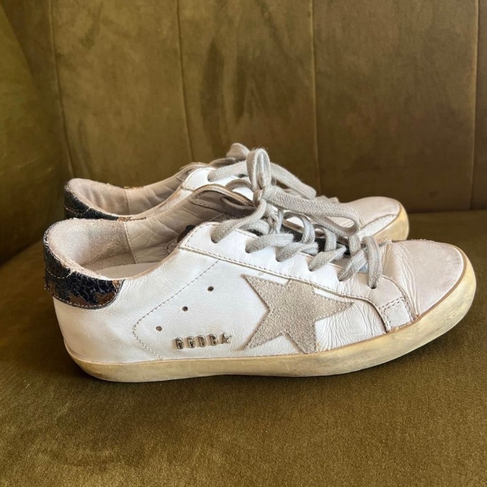 Golden Goose Designer Distressed Sneakers Size 36